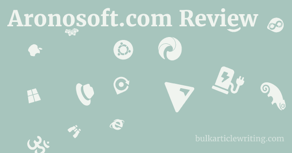 Aronosoft.com Review 1 by