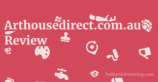 Arthousedirect.com.au Review 1 by Partners