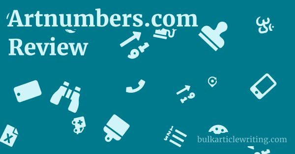 Artnumbers.com Review 1 by
