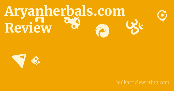 Aryanherbals.com Review 1 by