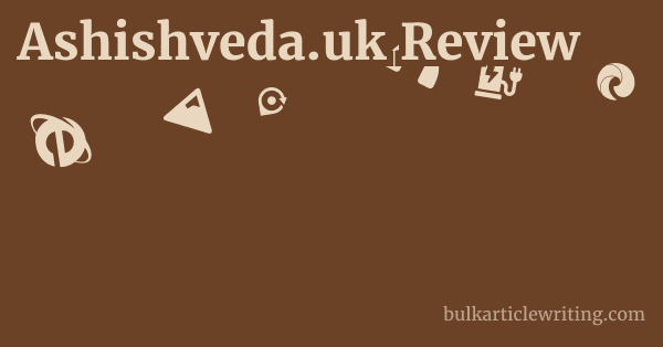Ashishveda.uk Review 1 by Partners