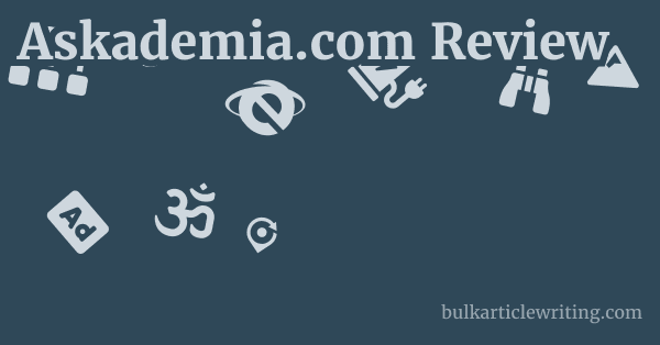 Askademia.com Review 1 by