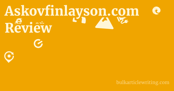 Askovfinlayson.com Review 1 by Partners
