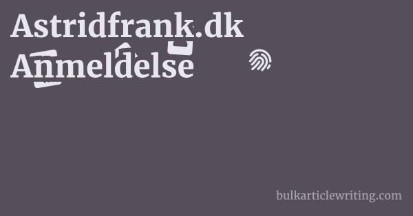 Astridfrank.dk Anmeldelse 1 by Partners
