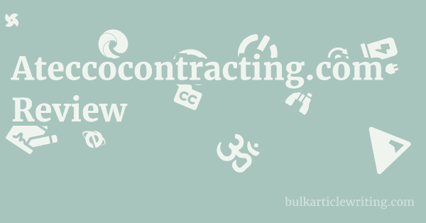 Ateccocontracting.com Review 1 by Partners