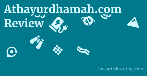 Athayurdhamah.com Review 1 by