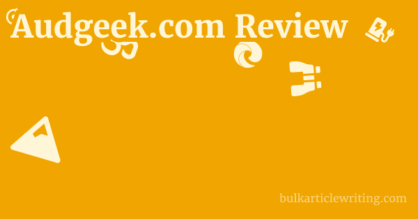 Audgeek.com Review 1 by
