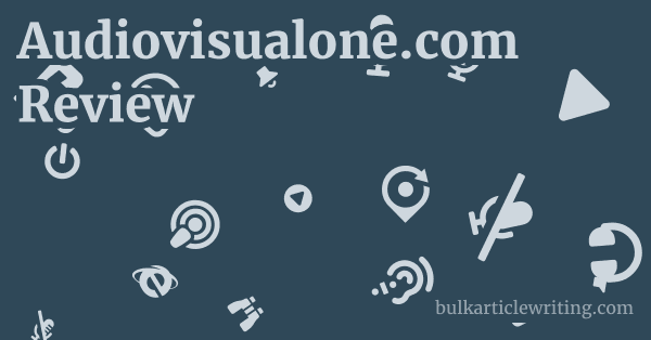 Audiovisualone.com Review 1 by