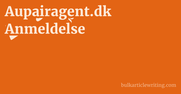 Aupairagent.dk Anmeldelse 1 by Partners