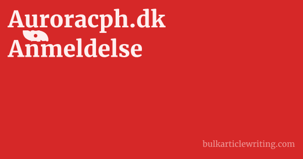 Auroracph.dk Anmeldelse 1 by
