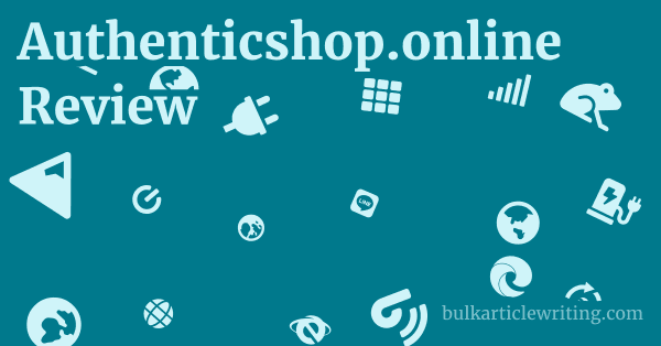 Authenticshop.online Review 1 by