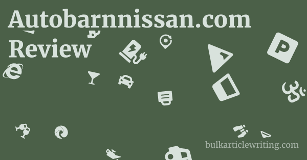 Autobarnnissan.com Review 1 by