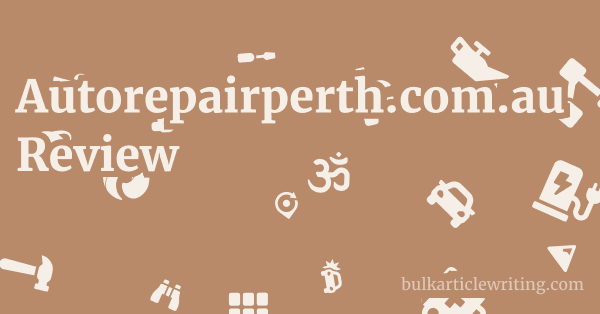 Autorepairperth.com.au Review 1 by Partners