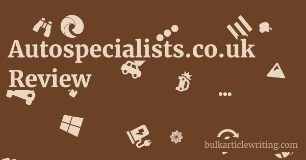Autospecialists.co.uk Review 1 by Partners