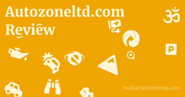 Autozoneltd.com Review 1 by