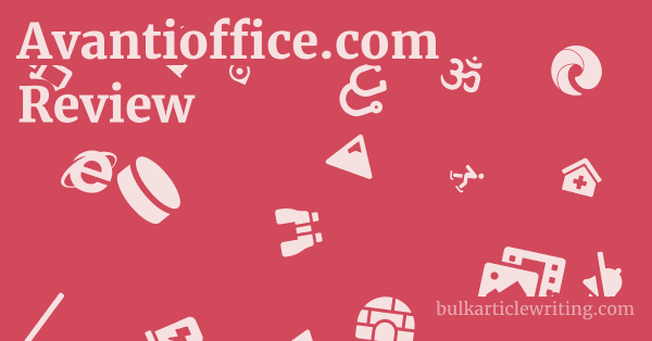 Avantioffice.com Review 1 by
