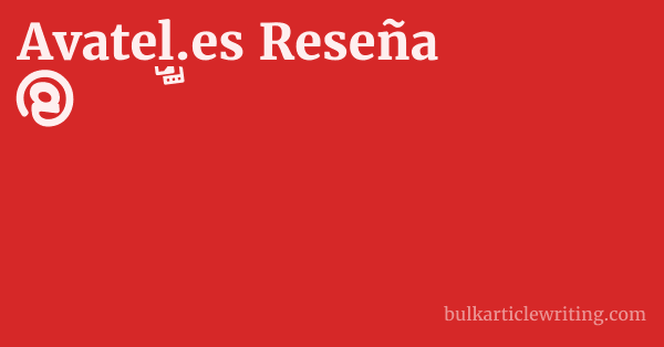 Avatel.es Reseña 1 by