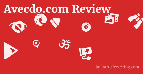 Avecdo.com Review 1 by