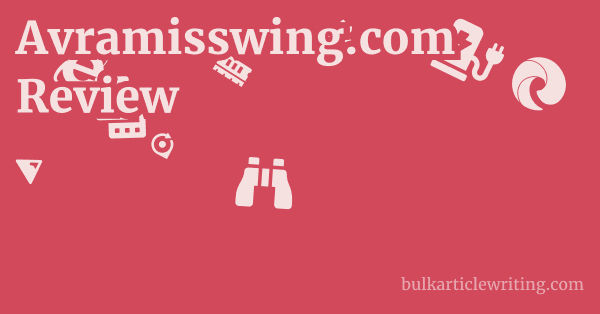 Avramisswing.com Review 1 by