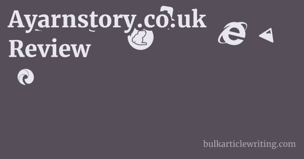 Ayarnstory.co.uk Review 1 by Partners