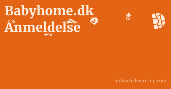 Babyhome.dk Anmeldelse 1 by