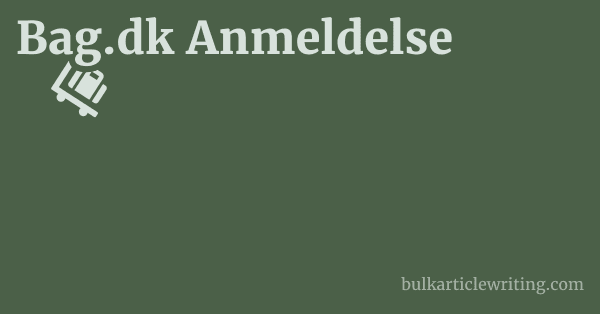 Bag.dk Anmeldelse 1 by Partners
