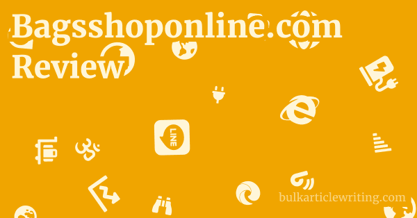 Bagsshoponline.com Review 1 by Partners