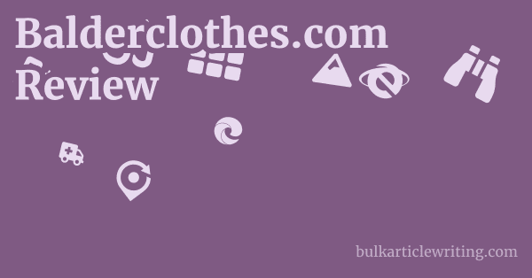 Balderclothes.com Review 1 by