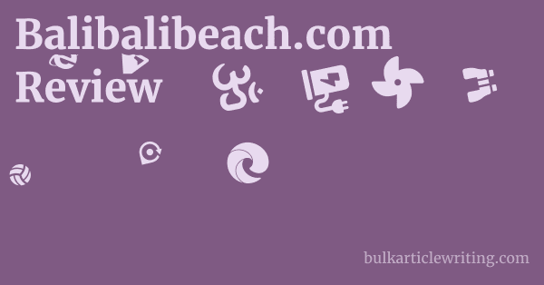 Balibalibeach.com Review 1 by
