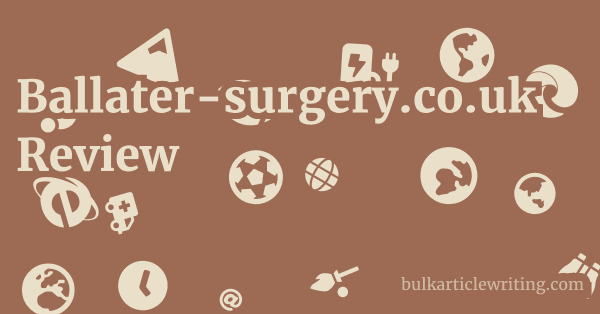 Ballater-surgery.co.uk Review 1 by