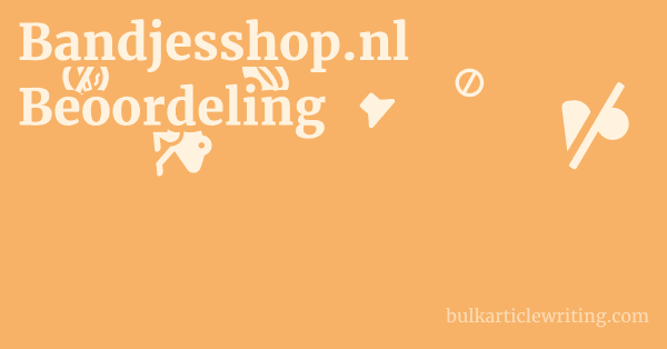 Bandjesshop.nl Beoordeling 1 by