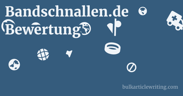 Bandschnallen.de Bewertung 1 by