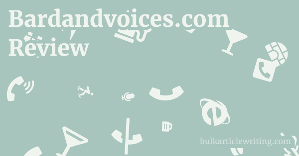 Bardandvoices.com Review 1 by Partners