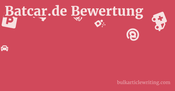 Batcar.de Bewertung 1 by