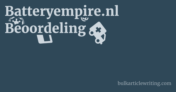Batteryempire.nl Beoordeling 1 by