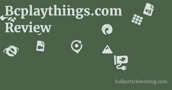 Bcplaythings.com Review 1 by