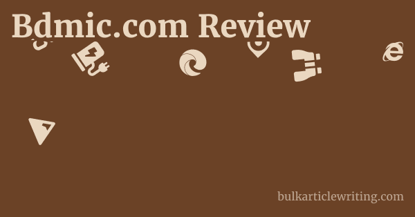 Bdmic.com Review 1 by