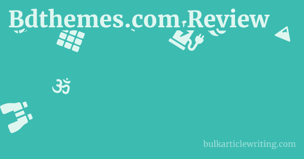 Bdthemes.com Review 1 by