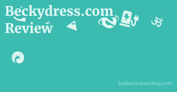 Beckydress.com Review 1 by
