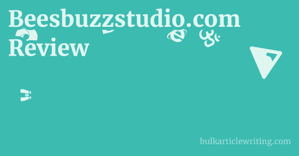 Beesbuzzstudio.com Review 1 by
