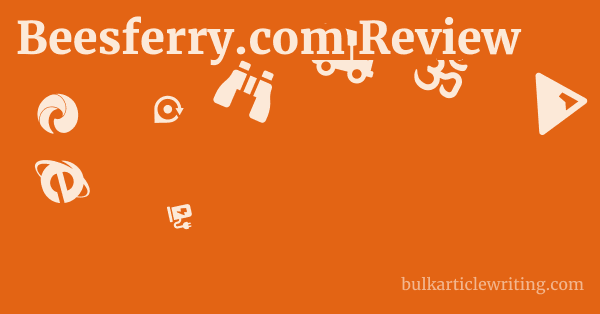 Beesferry.com Review 1 by