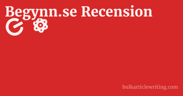 Begynn.se Recension 1 by