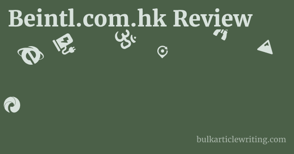 Beintl.com.hk Review 1 by