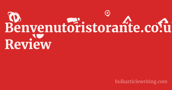 Benvenutoristorante.co.uk Review 1 by Partners