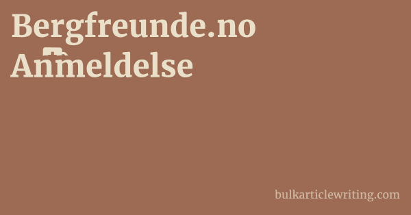 Bergfreunde.no Anmeldelse 1 by Partners