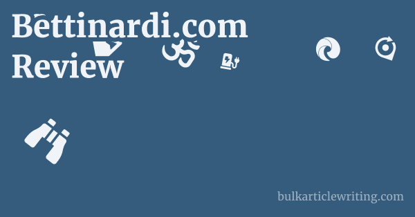 Bettinardi.com Review 1 by