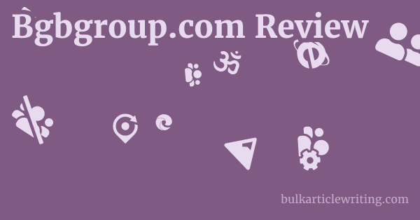 Bgbgroup.com Review 1 by Partners