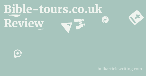 Bible-tours.co.uk Review 1 by