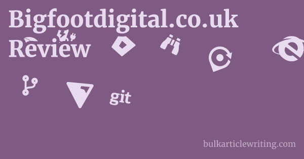 Bigfootdigital.co.uk Review 1 by