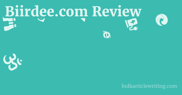 Biirdee.com Review 1 by